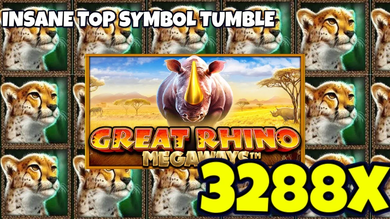 Great Rhino Megaways 3360x Win from 14x Multiplier