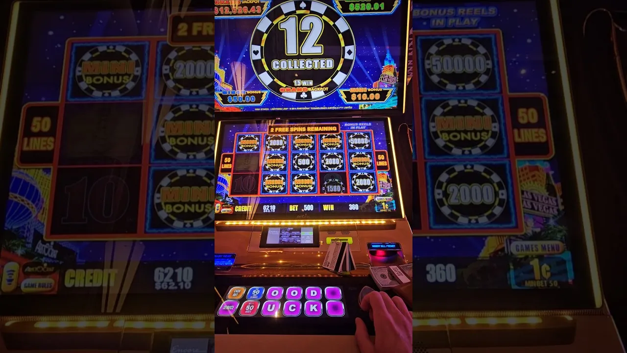 Lightning Link Slot: Aristocrat Game HUGE Win on Pennies!