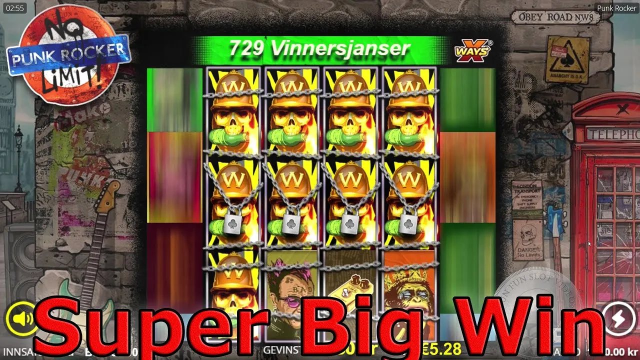 Punk Rocker: Huge Bonus Win on Nolimit City - Watch Now!