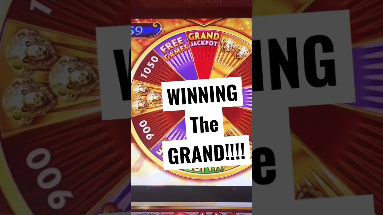 Buffalo Link 7363x Grand Jackpot on Bonus Wheel