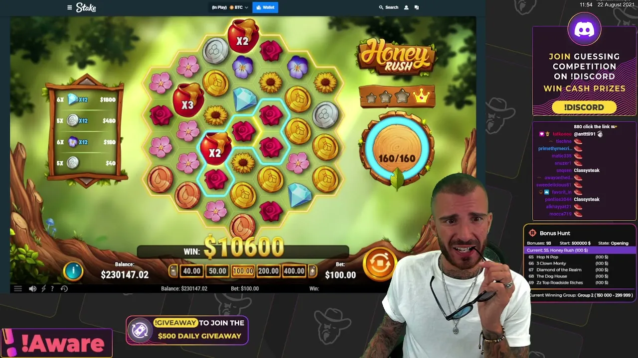 Honey Rush: $70,000 Win on Play'n GO's Sweet Slot!