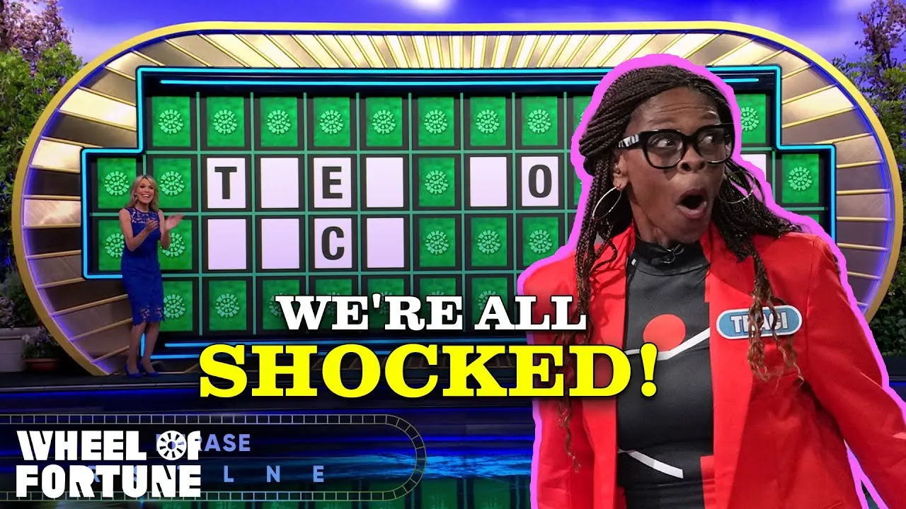 Wheel Of Fortune Game Show Money 50000 Solve