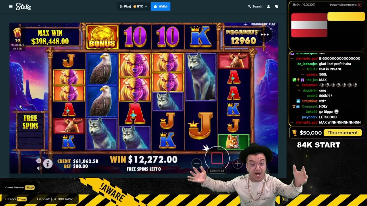 Buffalo King Megaways: MAX WIN Reaction on Stake Casino!