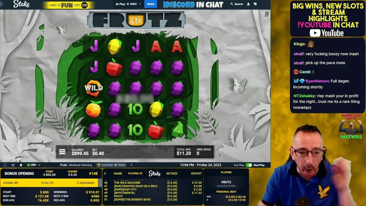 Frutz 2078x Hacksaw Big Win From 0 40 Bet