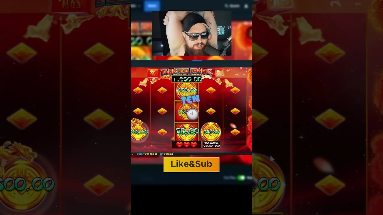 ClassyBeef Floating Dragon Big Win with Retrigger