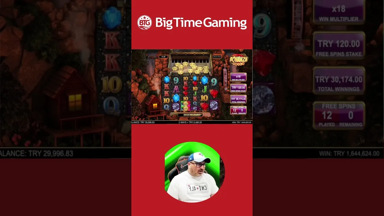 Bonanza Slot: Big Time Gaming Pays Out a HUGE Win!