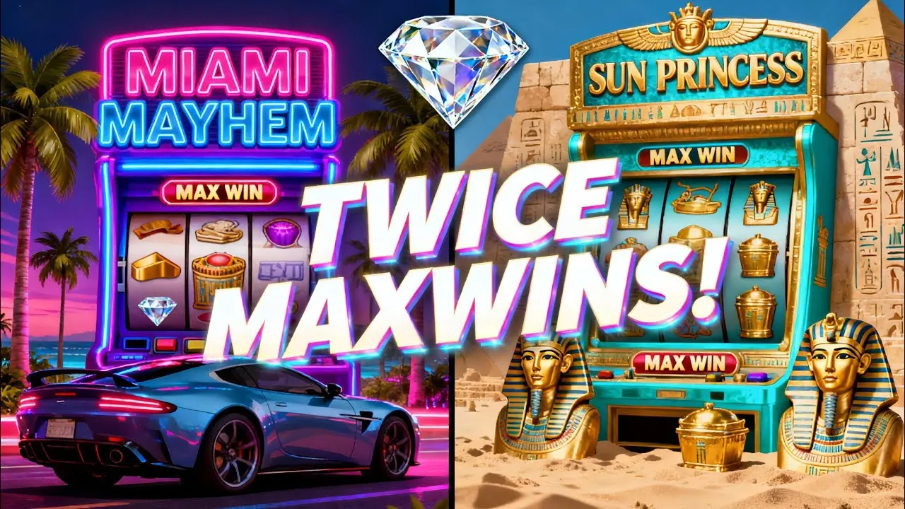 Miami Mayhem 15000x Mega Win, 0.60 bet to 9k