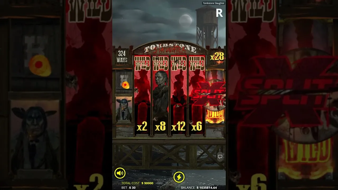 Tombstone Slaughter: 23975x MEGA Win by Nolimit City!