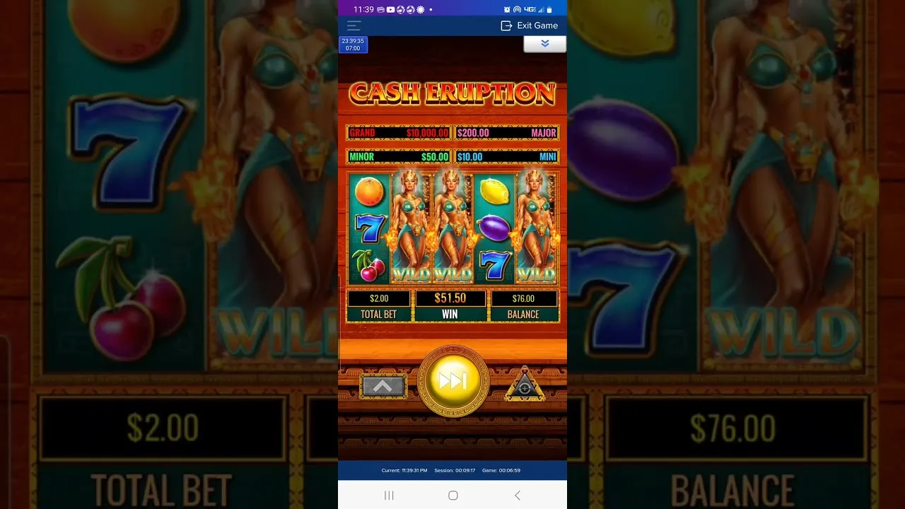 Cash Eruption 25x Win: Wilds Explode on Reels