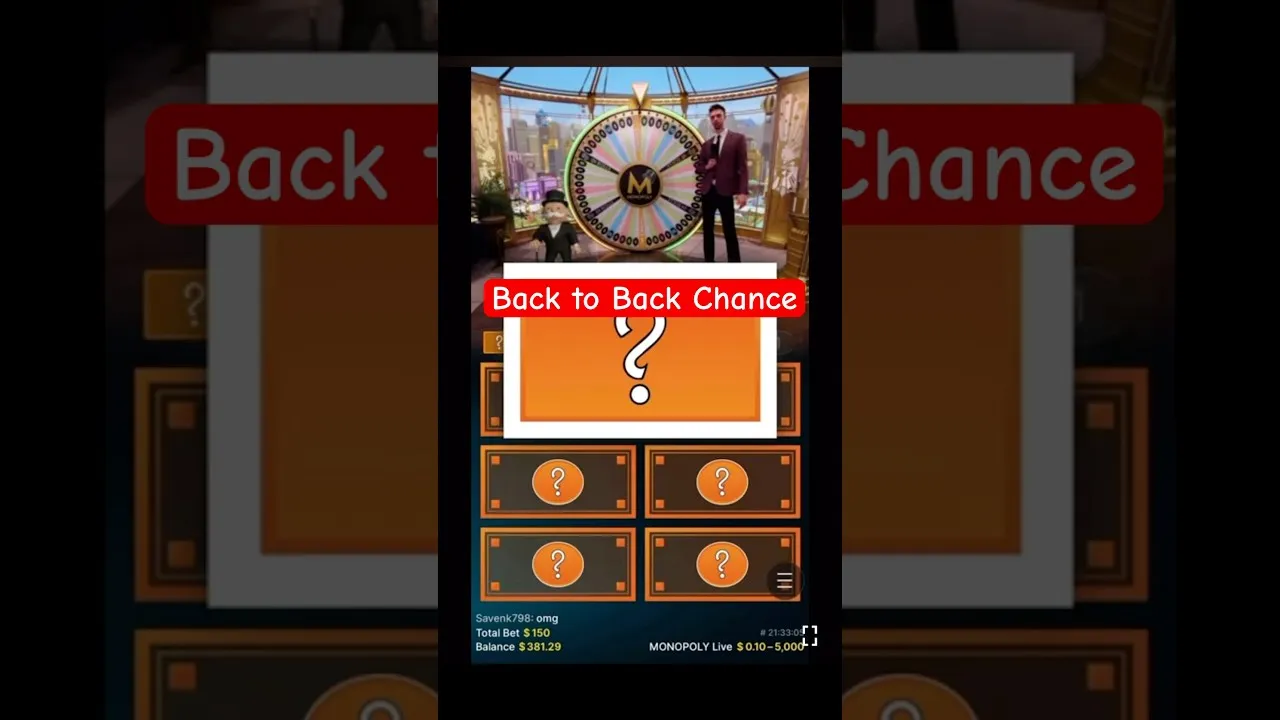 Monopoly Live: Double Chance Segments by Evolution Gaming