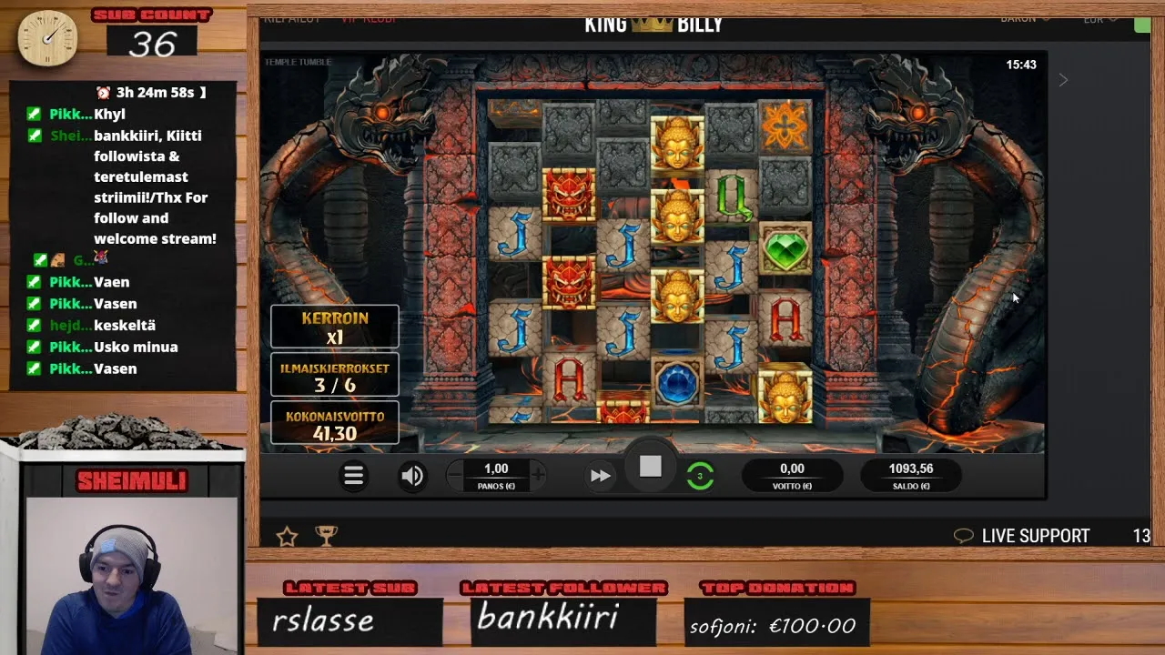 Temple Tumble Megaways 205x Bonus Round Multiplier
