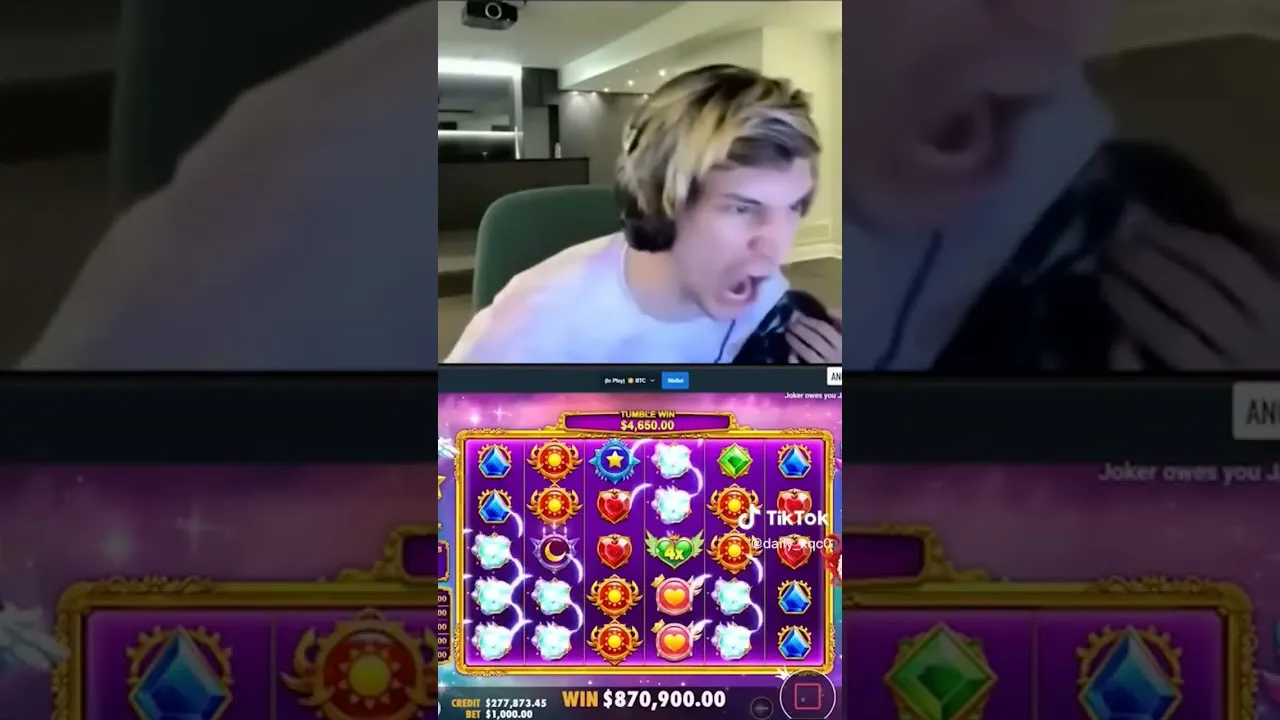 xQc's HUGE Win: Starlight Princess 1089x Multiplier!