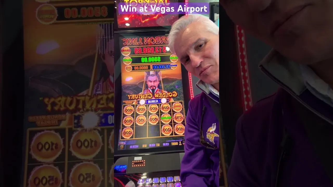 Dragon Link Airport Big Win: 84x at Vegas Airport
