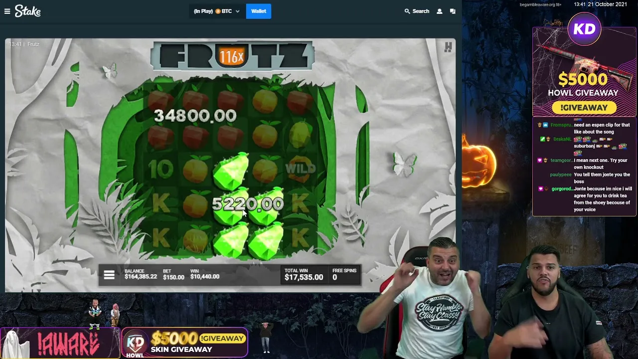 Fruitz Big Win Bonus: 6500x Max Multiplier Reached