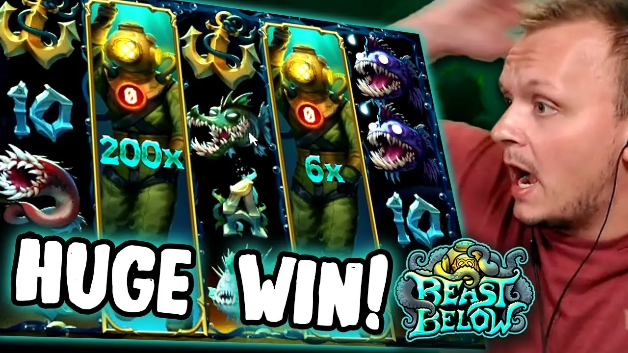 Beast Below 10000x mega win, 200x bonus multiplier