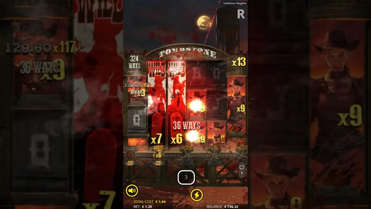 Tombstone Slaughter: Huge Bonus Win from Nolimit City!