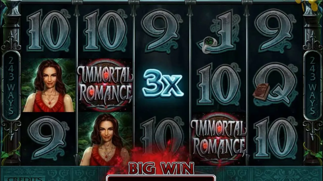 Immortal Romance: Big Win on Microgaming Chamber Spins!