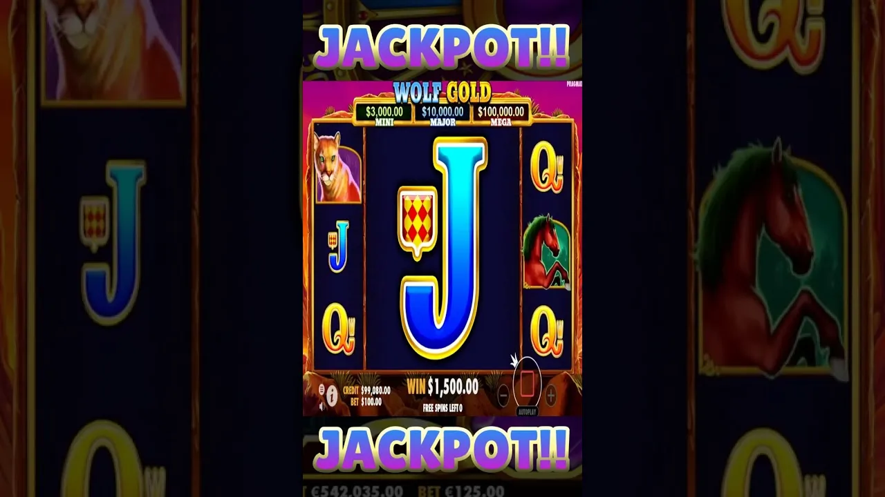 Wolf Gold Jackpot Win! Pragmatic Play Slot Free Spins