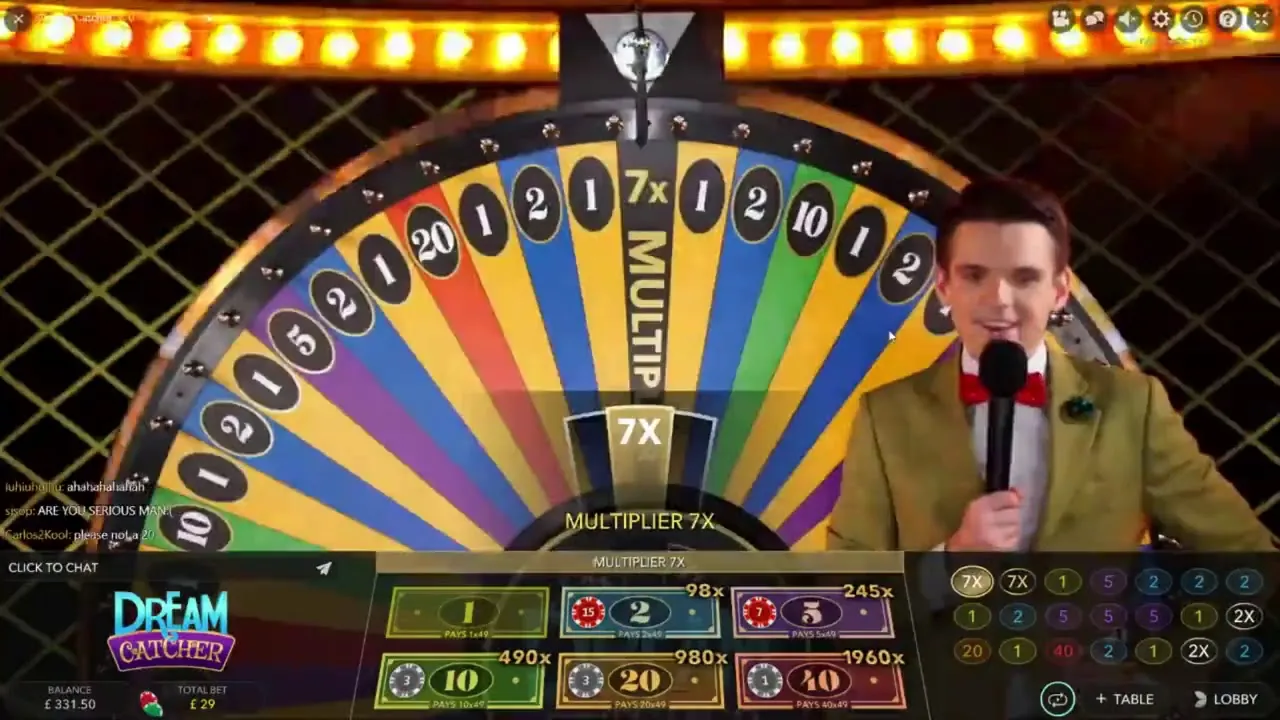 Dream Catcher: 98x Multiplier Win on Evolution Gaming!