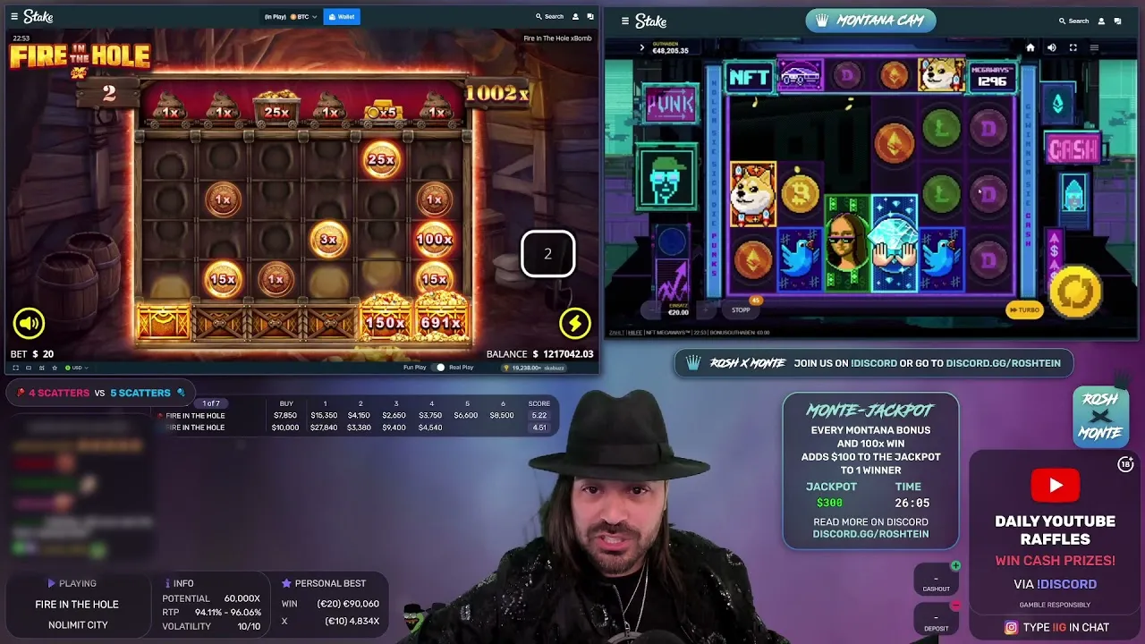 Fire in the Hole 2554x Bonus Buy: Lucky Wagon Spins