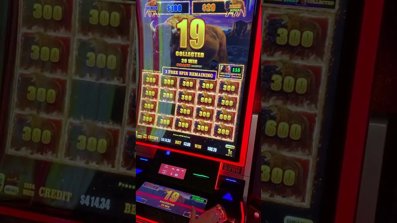 Buffalo Link Free Spins Jackpot Huge X Win Video