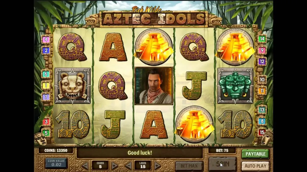 Aztec Idols Bonus Game Win: Pick-and-Click Payout