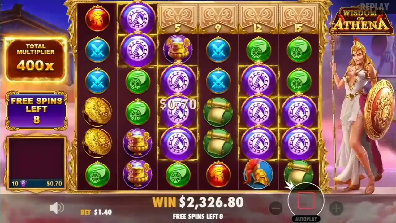Wisdom of Athena: HUGE 5000x Win on Pragmatic Play!