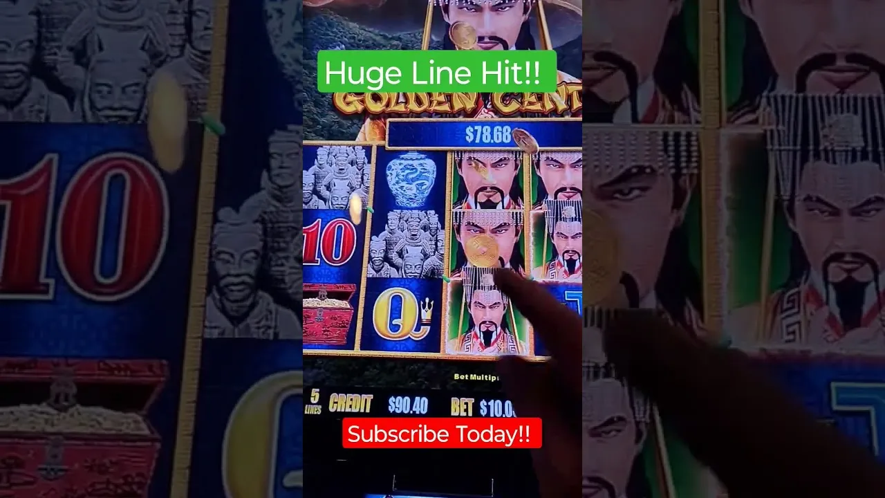 Golden Century 50x Line Hit: Five of a Kind Win