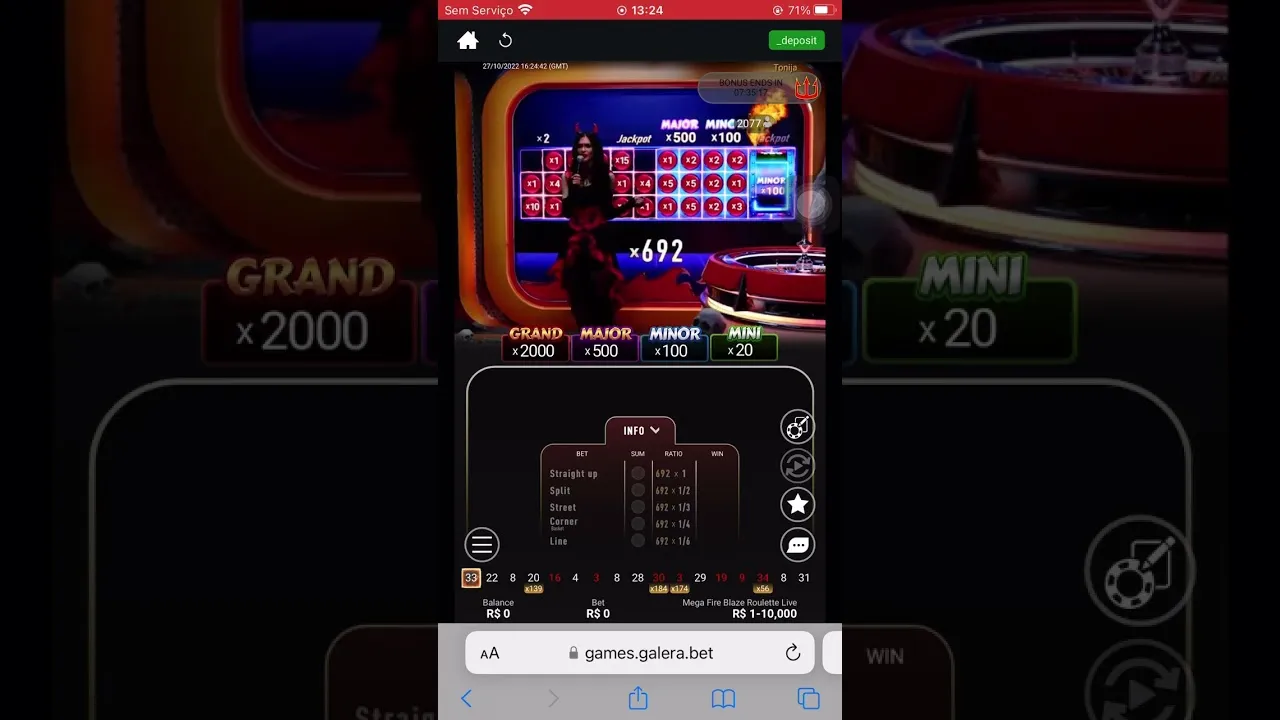 Mega Fire Blaze 792x Roulette: Devil Dealer Win