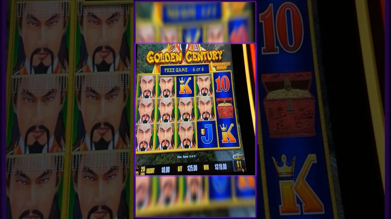 Golden Century 71x Bonus Round Big Win Clip