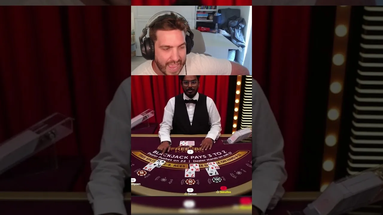 Darnon Live Blackjack 2x Win on Free Bet Game