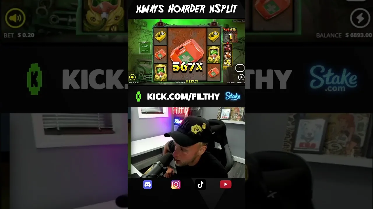Xways Hoarder Xsplit: $953 Win with 567x Multiplier!