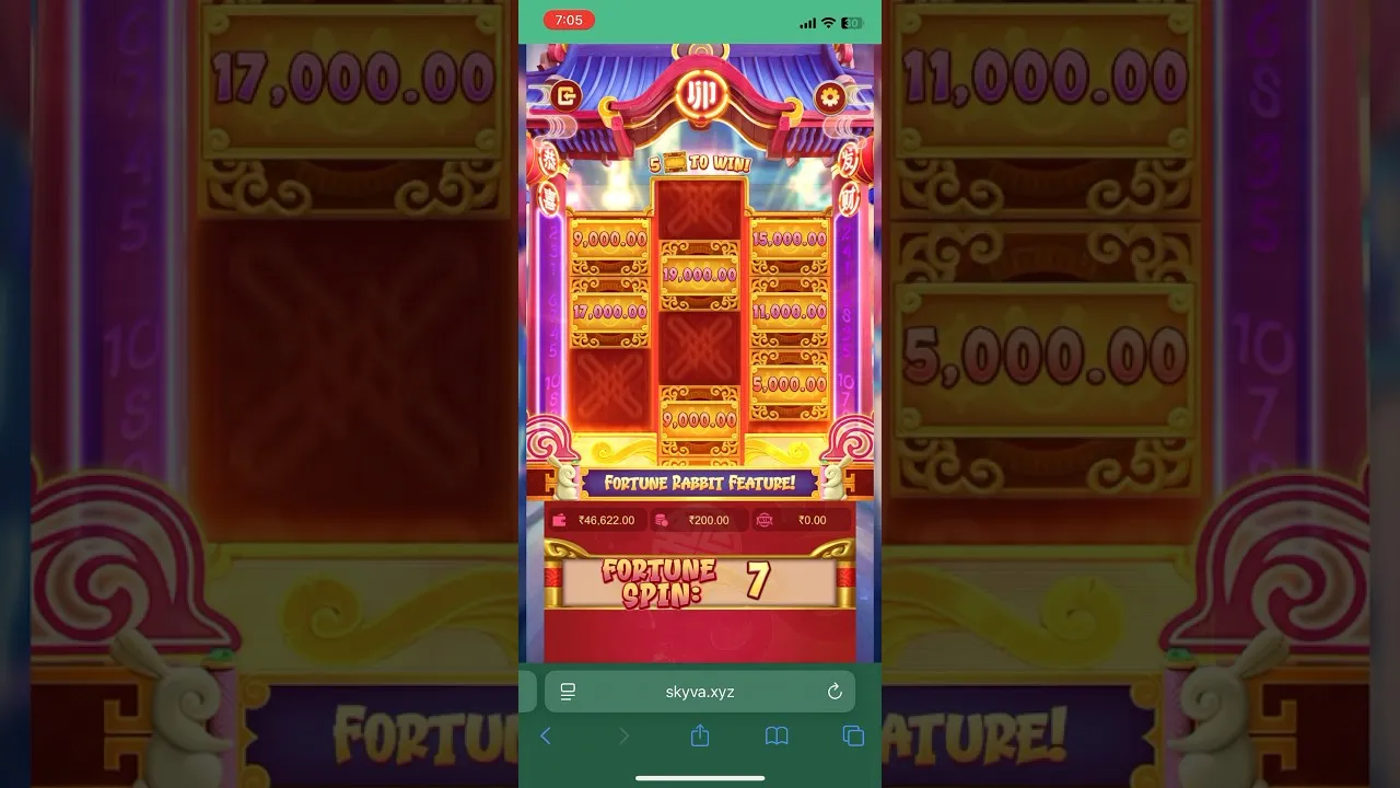 Fortune Rabbit Fortune Spins, 12.5x Multiplier Win