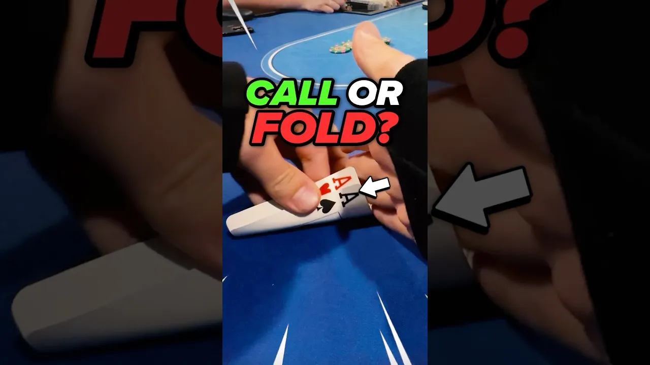 Texas Hold'em All In Win, Aces vs King-Queen