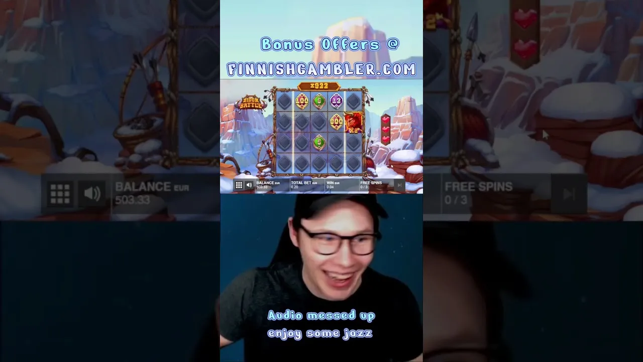Bison Battle Slot: HUGE Ice Park Bonus Win on Nolimit City!