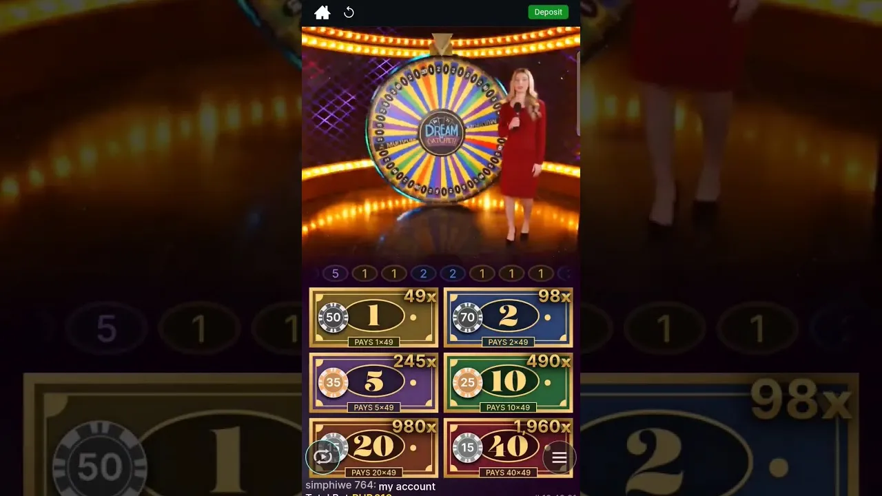 Dream Catcher: Evolution Gaming's 40x Multiplier Win!