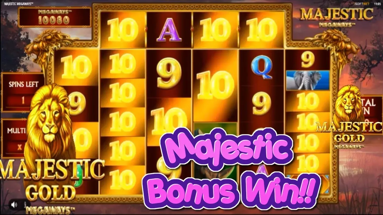 Majestic Megaways Bonus Win, 19x multiplier