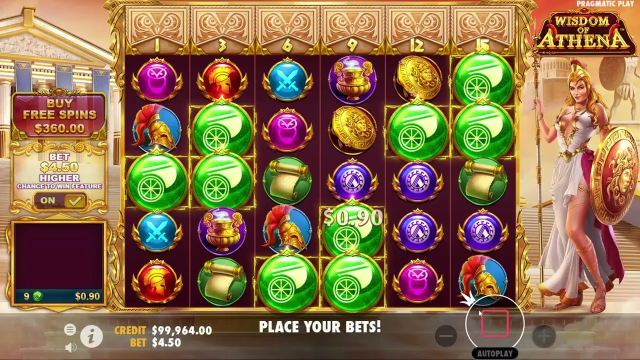 Wisdom of Athena: Pragmatic Play's Tumbling Reels & 12x Win!