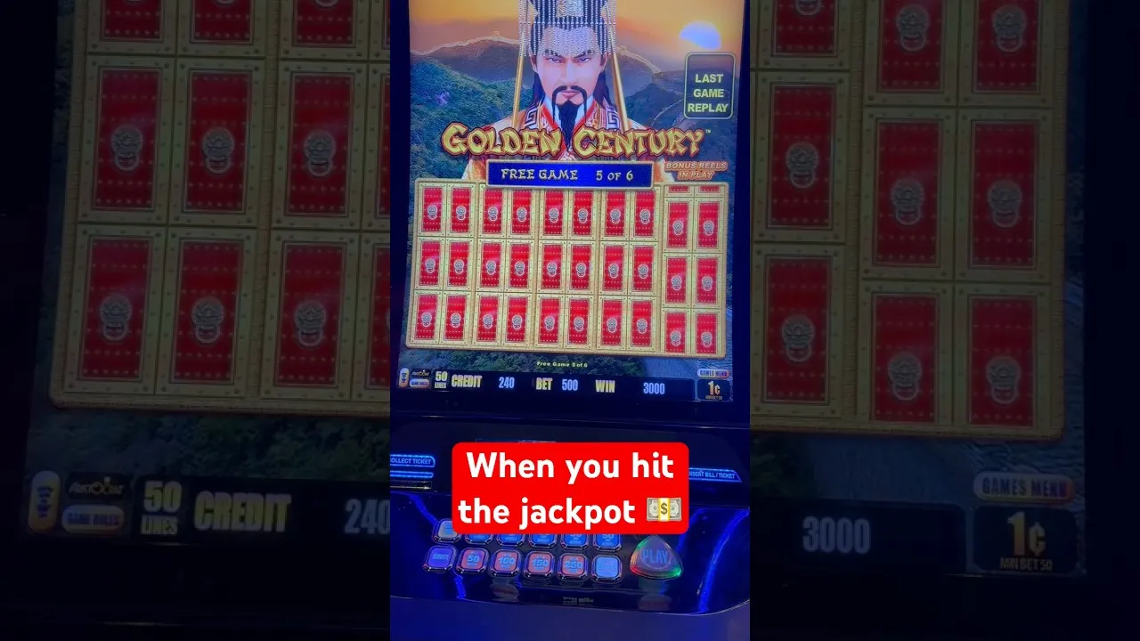 Golden Century Slot: Watch a Huge Jackpot Win Unfold!