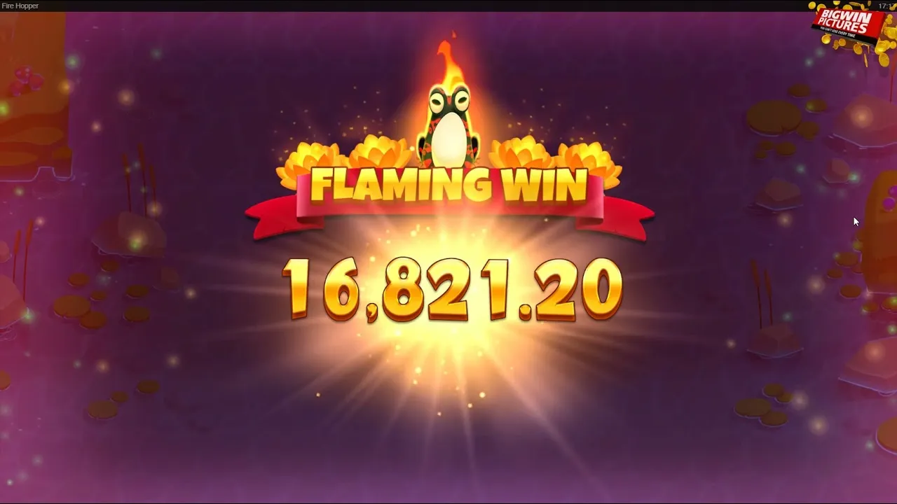 Fire Hopper Bonus Round: 18,166x Multiplier Win