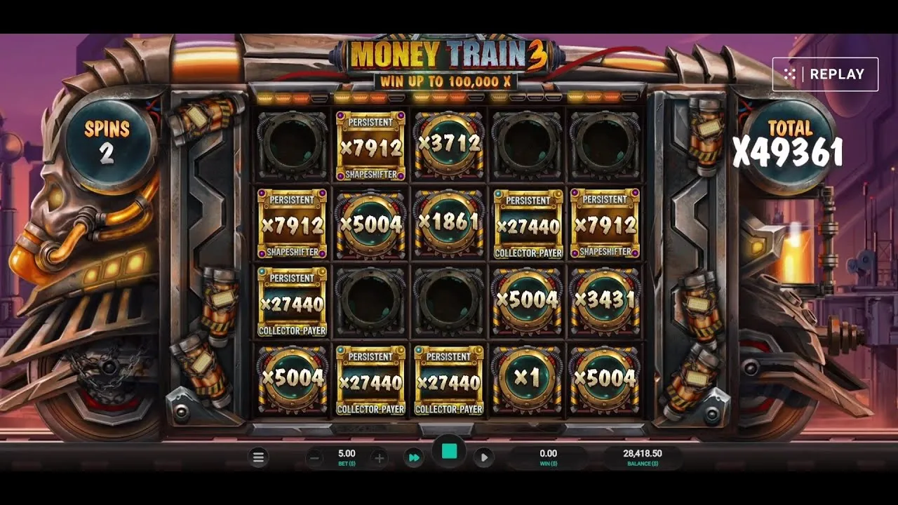 Money Train 3: MASSIVE 100,000x Max Win Witnessed!