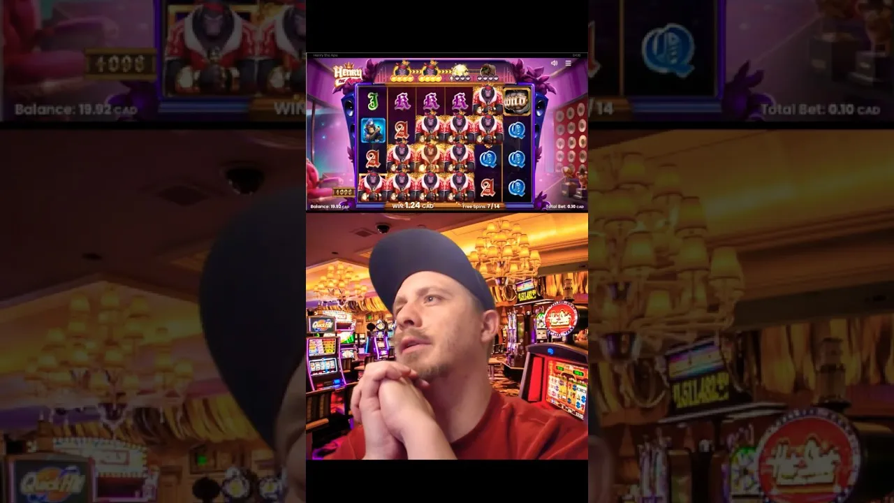Henry the Ape Free Spins Win, 15-Second Clip