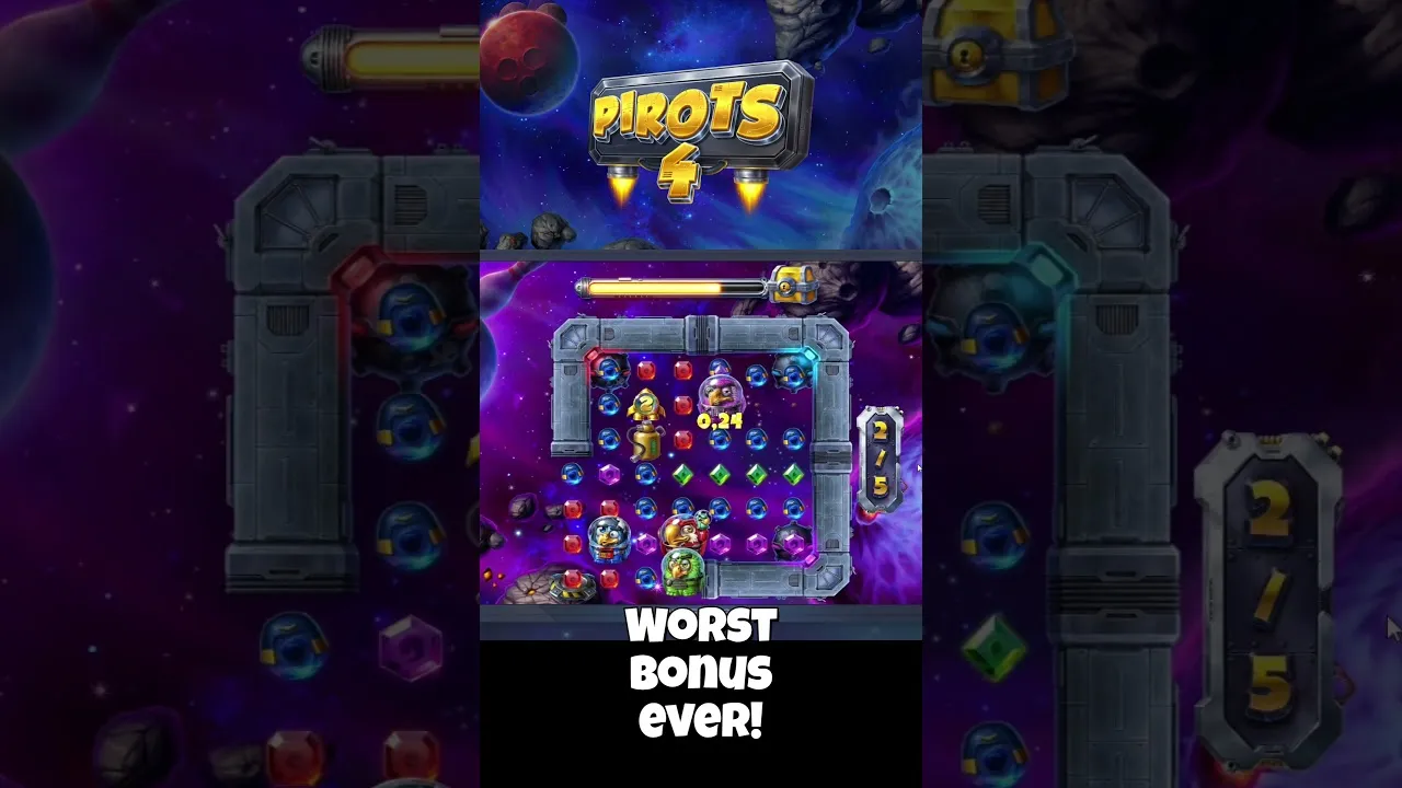 Pirots 4 free drops bonus, 5 drops, 10x return
