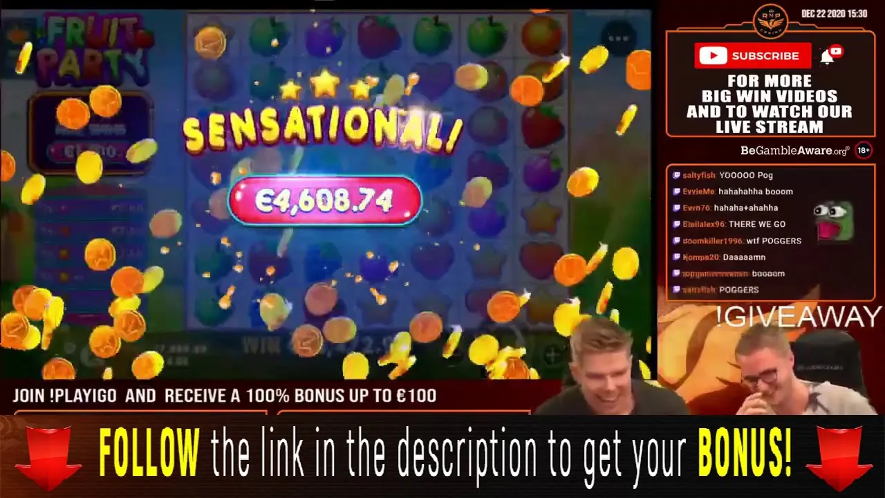 Fruit Party: Massive €13,000 Win on Pragmatic Play Slot!