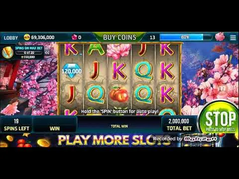 Play More Slots Big Win, 20 Free Spins Boost
