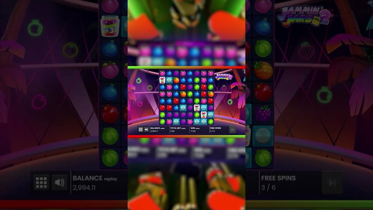 Jammin' Jars 2 Huge Win, Free Spins Feature