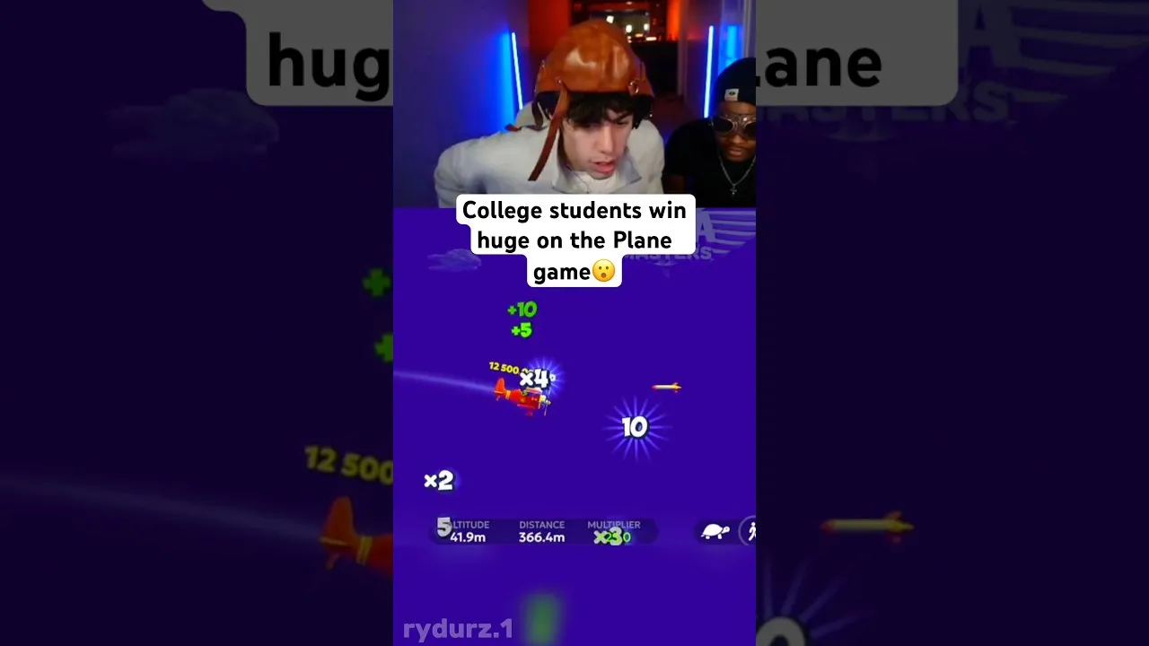 Rydurz Plane Game Big Win: 43.8x Multiplier Cashout