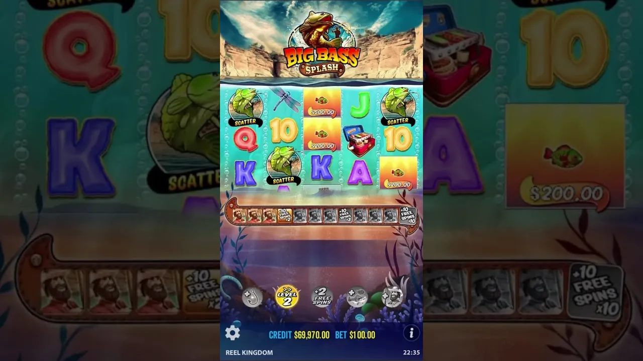 Big Bass Splash: $2,200 MEGA Win During Free Spins!