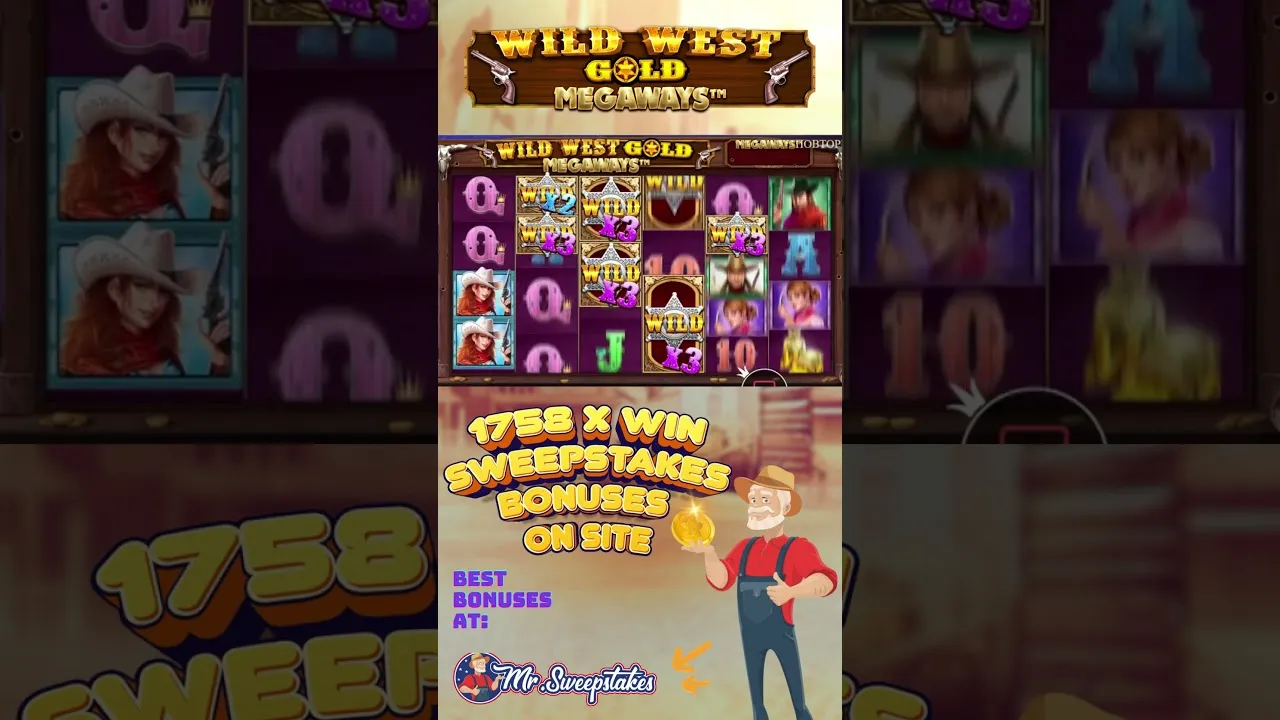Wild West Gold 1758x Bonus Massive Single Round Win