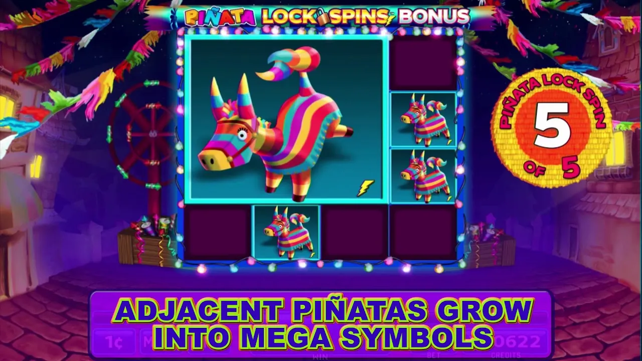 Pinata Bucks Jackpot Bonus Round: 200x Win
